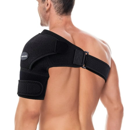 Shoulder Brace for Joint & Tendinitis | Shoulder Support for Pain Relief & Injury Prevention | Compression Shoulder Ice Pack | Single Shoulder Support Rotator Cuff Brace for Women and Men