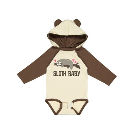

Inktastic Sloth Baby Gift Baby Boy or Baby Girl Long Sleeve Bodysuit