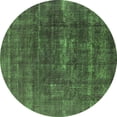 thumbnail image 1 of Ahgly Company Indoor Round Oriental Green Industrial Area Rugs, 4' Round, 1 of 4