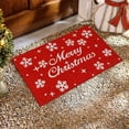 thumbnail image 5 of jieadkavo Polyester carpet Christmas Star Outdoor Doormat Snowflake Christmas Text Carpet Carpet 1x carpet Rollback, 5 of 7