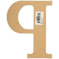 thumbnail image 3 of MPI WOOD PRODUCTS Classic Wood Letter P Decoration, 3 of 4