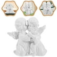 thumbnail image 3 of Hugging Angels Statue Child Angels Figurine Statue Angels Resin Statue Wedding Decor, 3 of 9