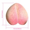 thumbnail image 5 of 16 Pcs Artificial Simulation Peach with Leaves Fake Photo Props Party Home Kitchen Decor Food Toy, 5 of 8