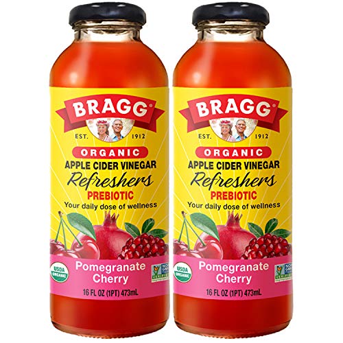 Organic Apple Cider Vinegar Beverage, Pomegranate Cherry - 16Oz, 2 Pack