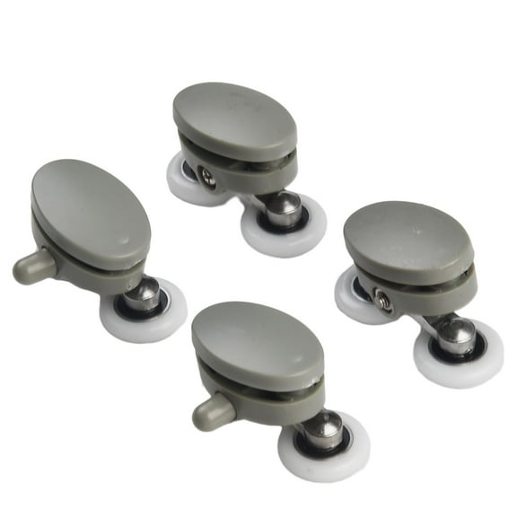 4 X Twin Butterfly Shower Door Top Bottom Rollers/Runner/Wheels 19/23/25/27Mm