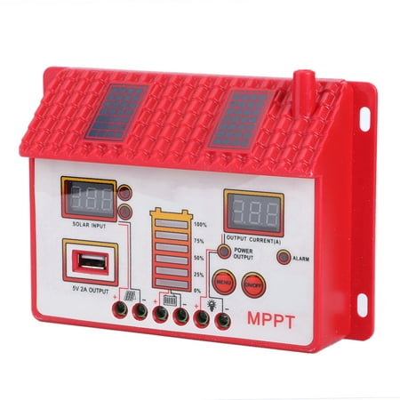 

Mppt Solar Panel Regulator 12V MPPT Solar Charge Panel Regulator With LED Display Maximum Power Point Tracking Battery Controller