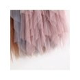 thumbnail image 3 of Women Tulle Mesh Skirt Ladies Elastic High Waist Layers Pleated Long Skirt Dress, 3 of 4