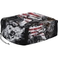 thumbnail image 1 of American Flag Wolf RV Air Conditioner Cover for Most RV Camper Air Conditioner, Lightweight Outdoor Air Conditioner Cushion for Winter, Easy to Install, 1 of 7