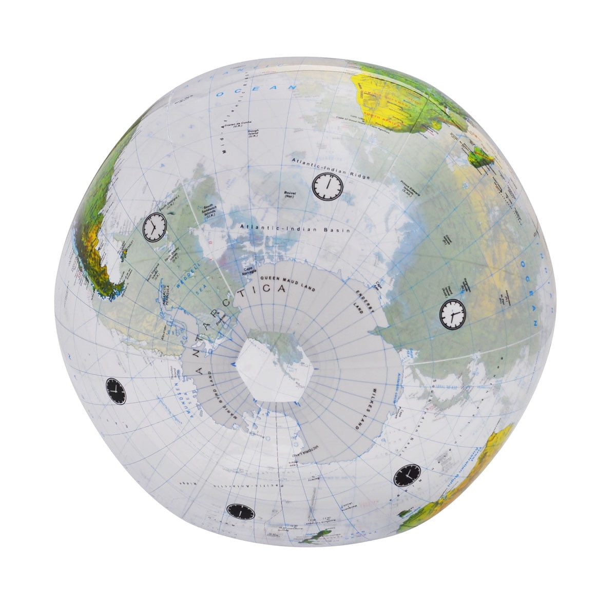 Jet Creations 16 inch NASA imagery Inflatable Earth Globe Great Toys for 6+ years old Kids Boys Girls and Adults View from Space Learning Educational Party Decorations and Favors GTO-16AEG