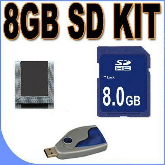 8GB SD/HC Memory Card Secure Digital BigVALUEInc Accessory Saver Bundle for Kodak Cameras