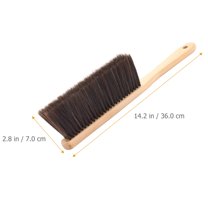 Omeite Clean soft bristle sweeping broom for dust removal multifunctional small sweeping broom (straight) 1 piece