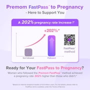 Premom Quantitative Ovulation Predictor Kit:40 Ovulation Tests + 10 Pregnancy Tests