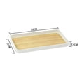 thumbnail image 3 of DOLITY Multipurpose Serving Tray Tableware Organizer Dinner Plate For Party Living Room S, 3 of 9