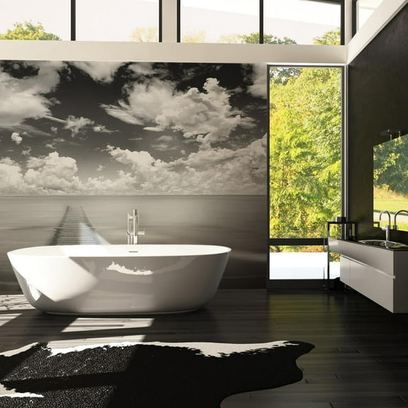 Tiptophomedecor Landscape Wallpaper Wall Mural - Road To Freedom