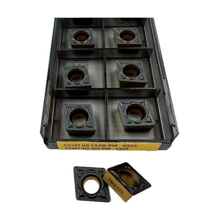 

10pcs CCMT09T308-PM CCMT3(2.5)2-PM 4325 CNC Carbide Insert Turning tool