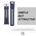thumbnail image 3 of Miangastore Silicone Watchband Wrist Band Strap Replacement Quick Release Band Compatible for Garmin HR, 3 of 9
