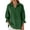 Green, variant on 3/4 Length Sleeve Womens Tops 2026 Spring Summer Lantern Sleeve V Neck Lapel Collar Loose T Shirts Blouse