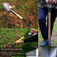 thumbnail image 3 of D Grip Shovel Handle, 3.2cm Inner Diamete Plastic Shovel D Grip Handle Non Slip Spade Snow Shovel Handle Replacement For Digging Raking Tool Garden Shovel, 3 of 8
