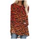 thumbnail image 1 of Blusa suelta informal de manga larga con cuello redondo para mujer, camisas con estampado de Halloween Fridja  czfsfas3124, 1 of 5
