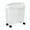 White, variant on VerPetridure Airtight Rice Storage Container 20 Lbs Bulk Food Container Bin with Wheels and Measuring Cup -Perfect for Rice Flour Cereal Pet Food Storage(White)