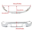 thumbnail image 6 of Fit For Ford F-150 2021 2022 2023 Front Bumper Chrome Without Sensor Holes, 6 of 11