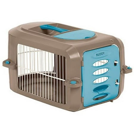 Suncast Personalizable Deluxe Small Pet Carrier with Food and Water Tray, 23 x 15 x 125 inches