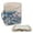 Cherry Blossom Sea Waves, variant on Xoenoiee Cross Mountain Print Quilted Bible Cover for Women Men, Zippered Organizer Bag for Study Supplies Accessories Journals Church Carrying Book Carrying Case with Handle