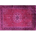 thumbnail image 1 of Ahgly Company Indoor Rectangle Medallion Pink Traditional Area Rugs, 6' x 9', 1 of 4