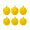 Yellow, variant on Fly Trap, Sticky Gnat Traps, Kivin 6Pcs Sticky Fruit Fly Balls 360° Adhesive Flying Insect Trap for Indoor Outdoor,GREEN