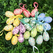 AZXY 24PC Easter Decoration,Easter Eggs,Decorative Easter Eggs,Easter Decorations for The Home,Easter Egg Ornaments Hanging