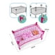 thumbnail image 5 of Pink Heart Doll Bed Montar sala de guardería para muñecas Mellchan Zulema Cama de muñeca Reborn, 5 of 6