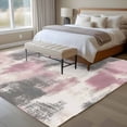 thumbnail image 4 of 8'x10' Area Rugs, Vintage Pink Gray Indoor Outdoor Area Rug for Living Room Bedroom, Modern Abstract Art Washable Bathroom Rugs Kitchen Floor Carpet Mats Home Decor Aesthetic, 4 of 8