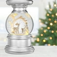 thumbnail image 4 of Haute Decor Snowburst™ 6.5 Inch Tall Christmas Snowglobe Candle Holder - Deer, 4 of 5