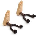 thumbnail image 1 of Paquete de 2 soportes de pared para guitarra WEIHJMXG Soporte de madera de haya, 1 of 3