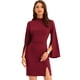thumbnail image 1 of Vestido de Tubo Allegra K para Mujer Mini Vestido Ajustado de Negocios Rojo S, 1 of 6