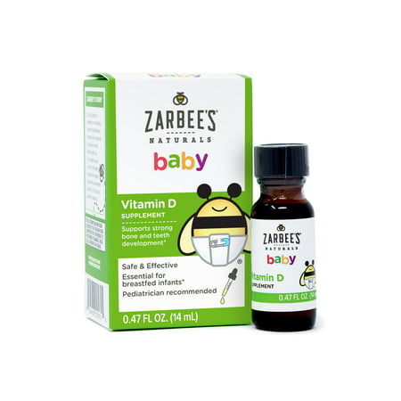Zarbee's Naturals Baby Vitamin D Supplement 0 .47 Fl. Ounces (1 (Best Vitamin D Supplement For Infants)