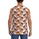 thumbnail image 4 of Fotbe Santa Claus bells Snowman Men's Camiseta sin Mangas Estampada para Hombres, Playera Casual para Gimnasio, Entrenamiento, Playa-Medium, 4 of 7