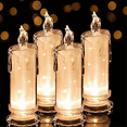 thumbnail image 2 of 4PCS LED Flameless Candles ,LED Clearance Pillar Candles, Battery Included,Decoracion for Halloween, 2 of 7