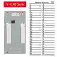thumbnail image 1 of LV Fuse Box Circuit Breaker Panel Directory Labels/Decals/Stickers for All Electrical Panel/Load Centers (Large 60 Circuits 2 Pcs), 1 of 5