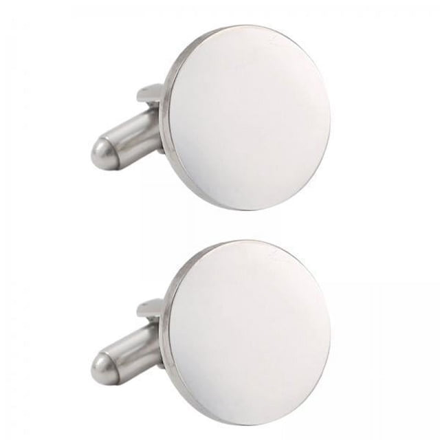 2x 2x Gemelos para Camisa de Vestir Gemelos para Hombre, Novedad Camisa Studs Gemelos Redondos para El Día de Valentín Fiesta de Negocios Aniversa 2 piezas