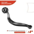 thumbnail image 3 of A-Premium Front Suspension Kit Control Arm Ball Joint Tie Rod End Compatible with BMW E53 Series X5 2000 2001 2002 2003 8-PC Set, 3 of 8
