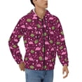 thumbnail image 4 of Zip Up Hoodies for Men - Festive Flamingos Long Sleeve Comfrt Men'S Fashion Hoodies & Sweatshirts, Jackets for Men Hoodies Pullover Clothing Clothes with Pouch, 4 of 5