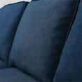 thumbnail image 4 of Serta Harmon Square Arm Sectional Navy Blue, 4 of 12
