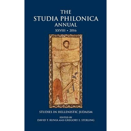 - The Studia Philonica Annual XXVIII, 2016 (Hardcover)
