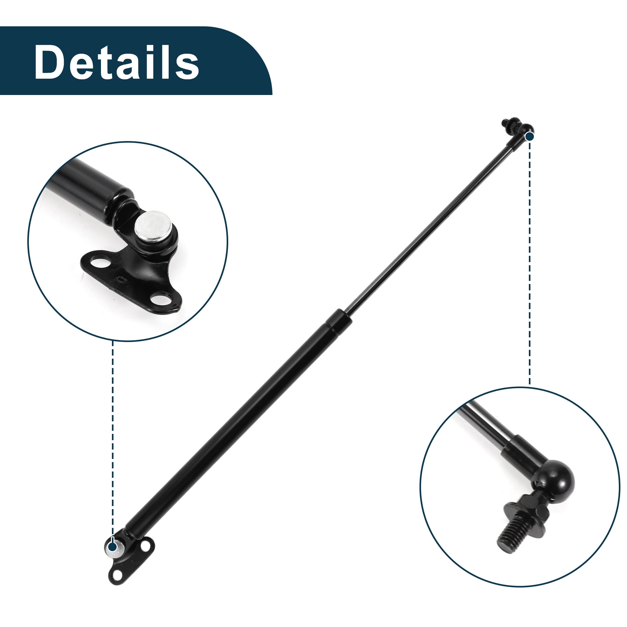 Unique Bargains 2Pcs Lift Supports Struts for Toyota Land Cruiser 100 Series 1998-2007