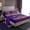 Yellow Purple, variant on jejeloiu Football Sport Helmet Twin Sheet Sets,American Rugby Game Bedding For Boys Kids 3-Piece