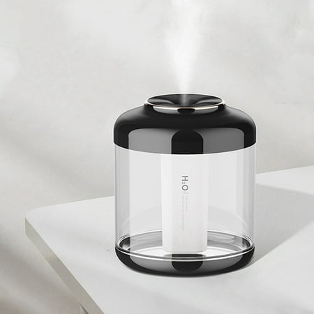 

vaporizers for bedroom Bedroom Humidifier Cold Mist Filled Essential Oil Diffuser Smart Sleep Mode Auto Off Silent 1.5L Black