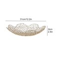 thumbnail image 2 of Simple Personality Living Room Fruit Bowl Storage Tray Gold Iron Thickened And Upgraded Material Durable Home Organizer, 2 of 10