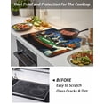 thumbnail image 4 of Abstract Animal Stove Top Covers for Electric Stove, 28'x20'' Dog In The Room Play Poker Games Glass Ceramic Stove Cover Foldable Rubber Mat Heat Resistant Cooktop Protector for Kitchen, 4 of 8
