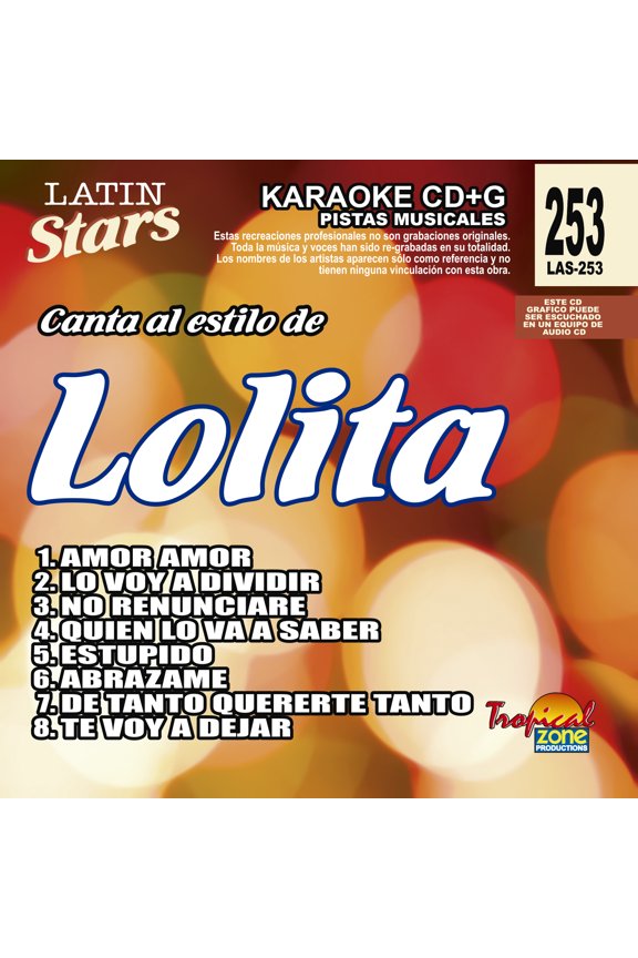 Karaoke Latin Stars 253  Lolita
